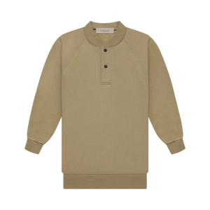 Fear of God Essentials 3/4 Sleeve Henley 'Oak'