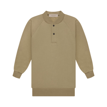 Fear of God Essentials 3/4 Sleeve Henley 'Oak'