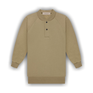 Fear of God Essentials 3/4 Sleeve Henley 'Oak'