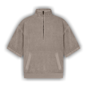 Fear of God Essentials Velour Mockneck 'Desert Taupe'