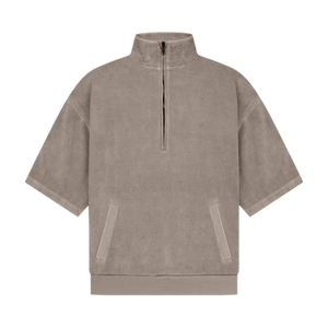 Fear of God Essentials Velour Mockneck 'Desert Taupe'
