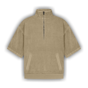 Fear of God Essentials Velour Mockneck 'Oak'