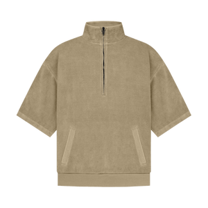 Fear of God Essentials Velour Mockneck 'Oak'