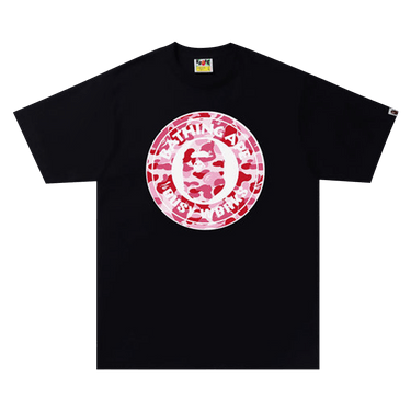 BAPE ABC Camo Busy Works Tee 'Black/Pink'