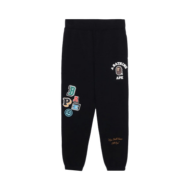 BAPE Multi Fonts Sweat Pants 'Black'