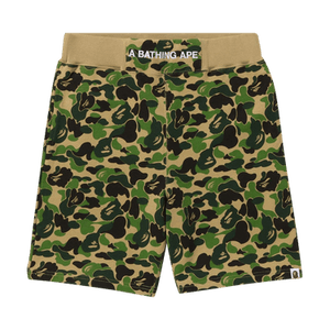 BAPE ABC Camo Sweat Shorts 'Green'