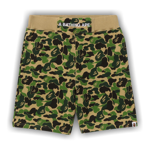 BAPE ABC Camo Sweat Shorts 'Green'