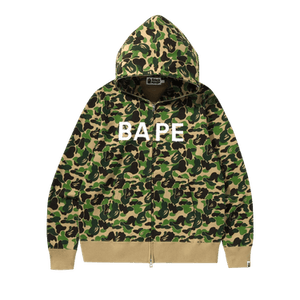 BAPE ABC Camo Full Zip Hoodie 'Green'
