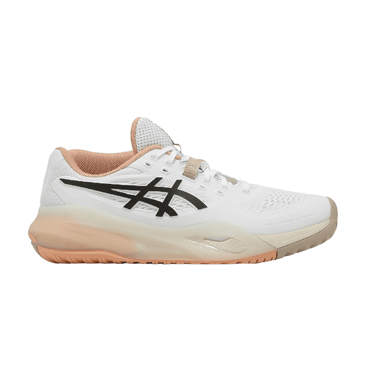 ASICS Wmns Gel Resolution X D Wide 'White Black Coffee' 1042A278106