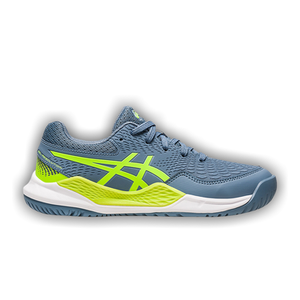 Asics Gel Resolution 9 GS 'Steel Blue Hazard Green'