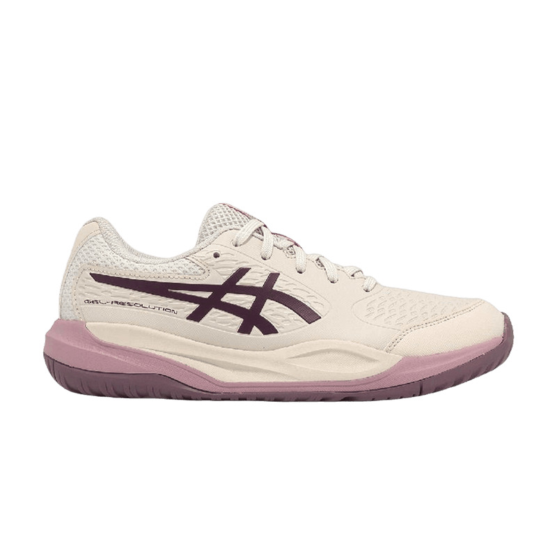ASICS Gel Resolution X GS 'Soft Oat Dark Aubergine' 1044A081250