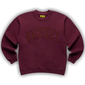 Market Vintage Wash Crewneck 'Crimson'