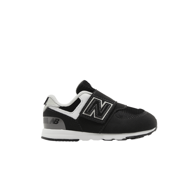New Balance 574 New-B Hook & Loop Toddler Wide 'Black White' NW574BK W