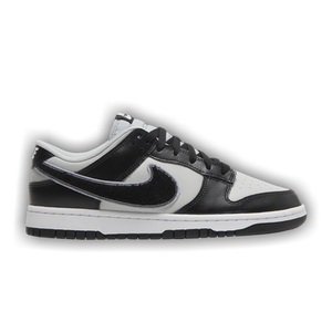 Nike Dunk Low 'Chenille Swoosh - Black Grey Fog'