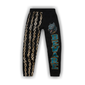 Market Beware Dog Sweatpants 'Black'