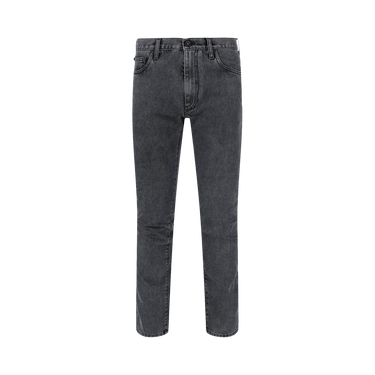 Off-White Diag Pocket Slim Jeans 'Grey/Black'