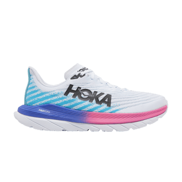 HOKA Mach 5 'White Scuba Blue'