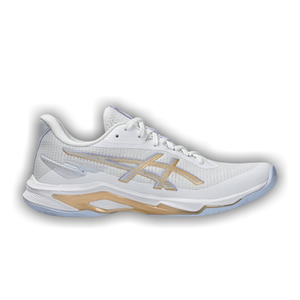 ASICS Wmns Netburner Ballistic FF 4 D Wide 'White Champagne'