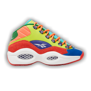 Reebok Question Mid Big Kid 'Color Explosion'