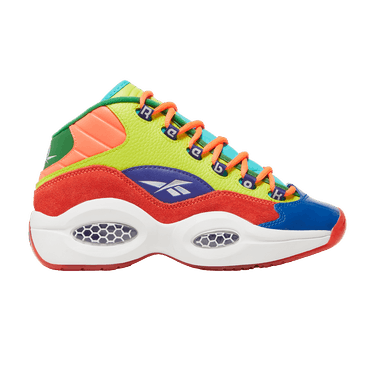 Reebok Question Mid Big Kid 'Color Explosion'