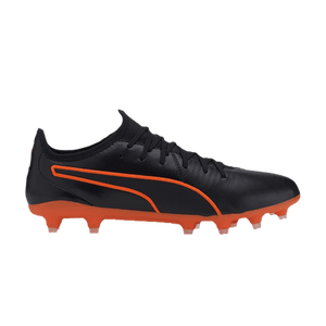 Puma King Pro FG 'Black Shocking Orange'