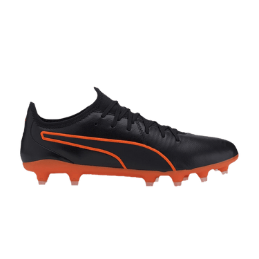 Puma King Pro FG 'Black Shocking Orange'