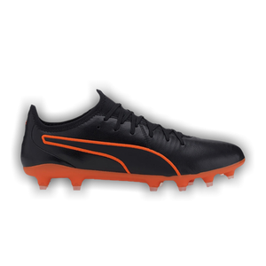 Puma King Pro FG 'Black Shocking Orange'