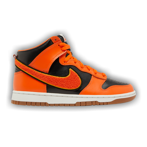 Nike Dunk High 'Chenille Swoosh - Safety Orange'