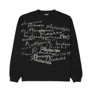 Pleasures Shatter Long-Sleeve Shirt 'Black'