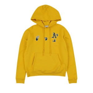 Off-White MLB Oakland Athletics Hoodie 'Yellow/Blue'