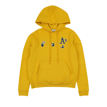 Off-White MLB Oakland Athletics Hoodie 'Yellow/Blue'