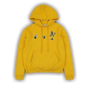 Off-White MLB Oakland Athletics Hoodie 'Yellow/Blue'
