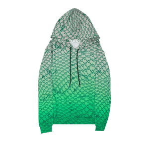 Off-White OW Allover Sport Hoodie 'Green Irish'