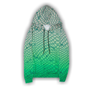 Off-White OW Allover Sport Hoodie 'Green Irish'