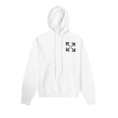 Off-White Single Arrow Over Hoodie 'White/Black'