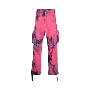 Off-White Bounce Tie Dye Ripstop Cargo 'Fuschia/White'