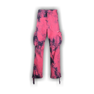 Off-White Bounce Tie Dye Ripstop Cargo 'Fuschia/White'