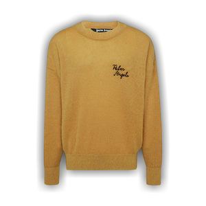 Palm Angels The Palm Sweater Intarsia 'Beige/Yellow'
