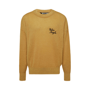 Palm Angels The Palm Sweater Intarsia 'Beige/Yellow'