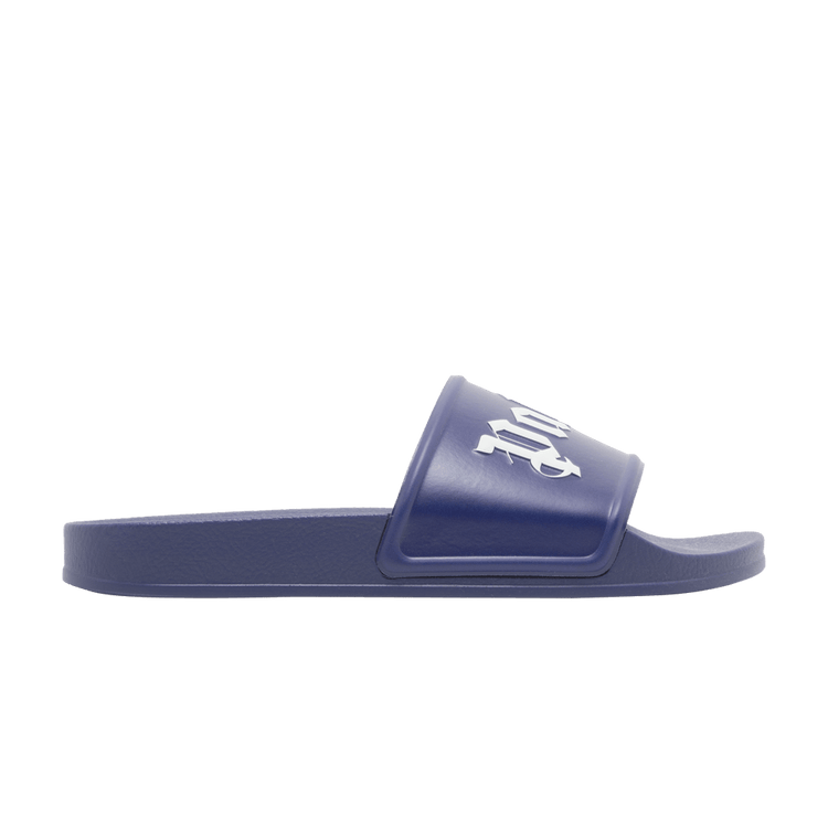Palm Angels Pool Slider 'Blue' PMIC001C99PLA001 4501