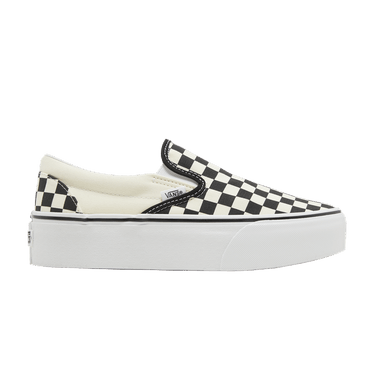 Vans Classic Slip-On Stackform 'Checkerboard - Black White'