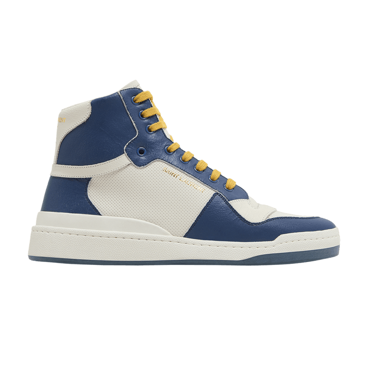 Saint Laurent SL-24 Mid 'Off White Light Navy' 610618 AAAI5 9083