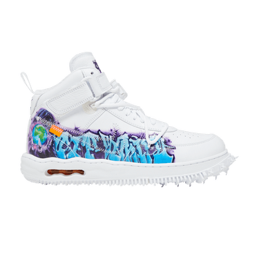 Off-White x Nike Air Force 1 Mid SP Leather 'Graffiti'