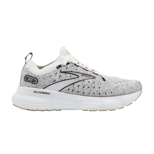 Brooks Wmns Glycerin StealthFit 20 'White Black Cream'
