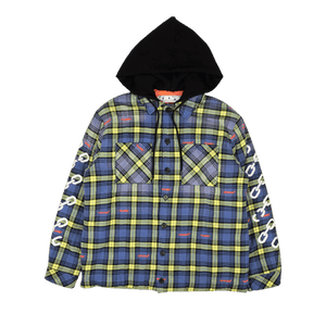 Off-White Arrow Logo Jacket 'Dusty Blue'