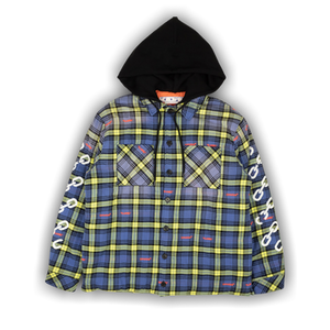 Off-White Arrow Logo Jacket 'Dusty Blue'
