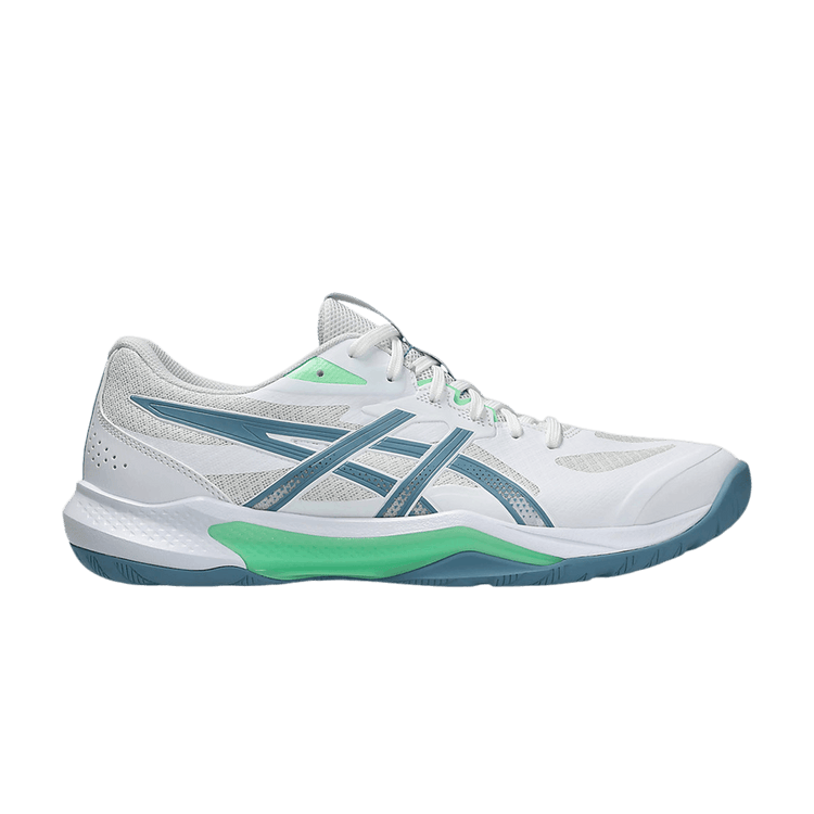 ASICS Gel Tactic 13 2E Wide 'White Saba Blue' 1073A078 102