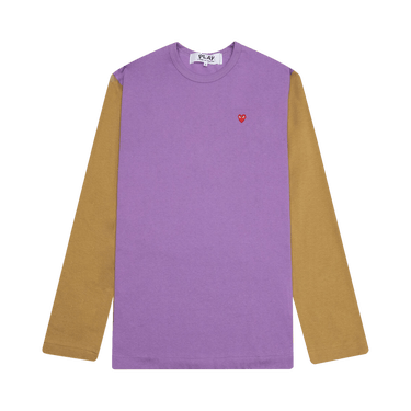 Comme des Garçons PLAY Bi-Colour T-Shirt 'Purple/Olive'