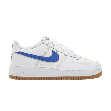 Nike Air Force 1 GS 'White Game Royal Gum'