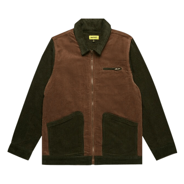 Market Color Block Corduroy Jacket 'Brown/Green'